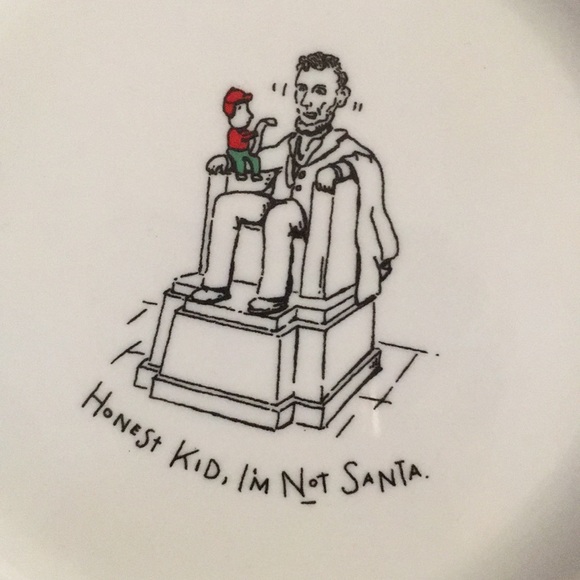 **Never been used** Decorative Christmas plate set - Picture 5 of 7